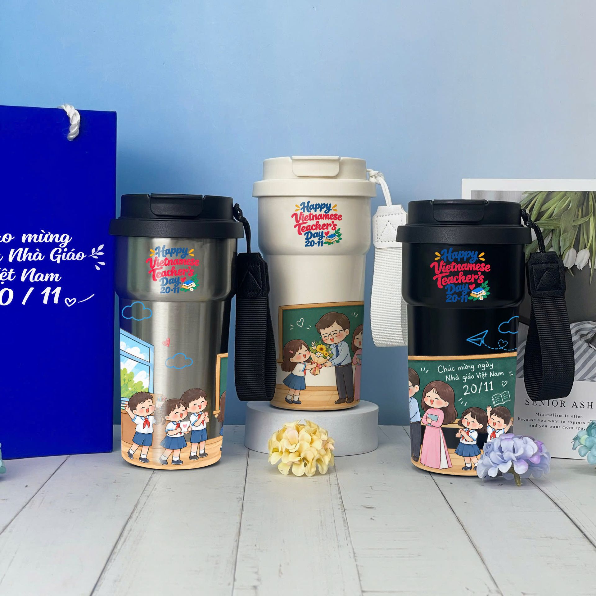ly giữ nhiệt inox