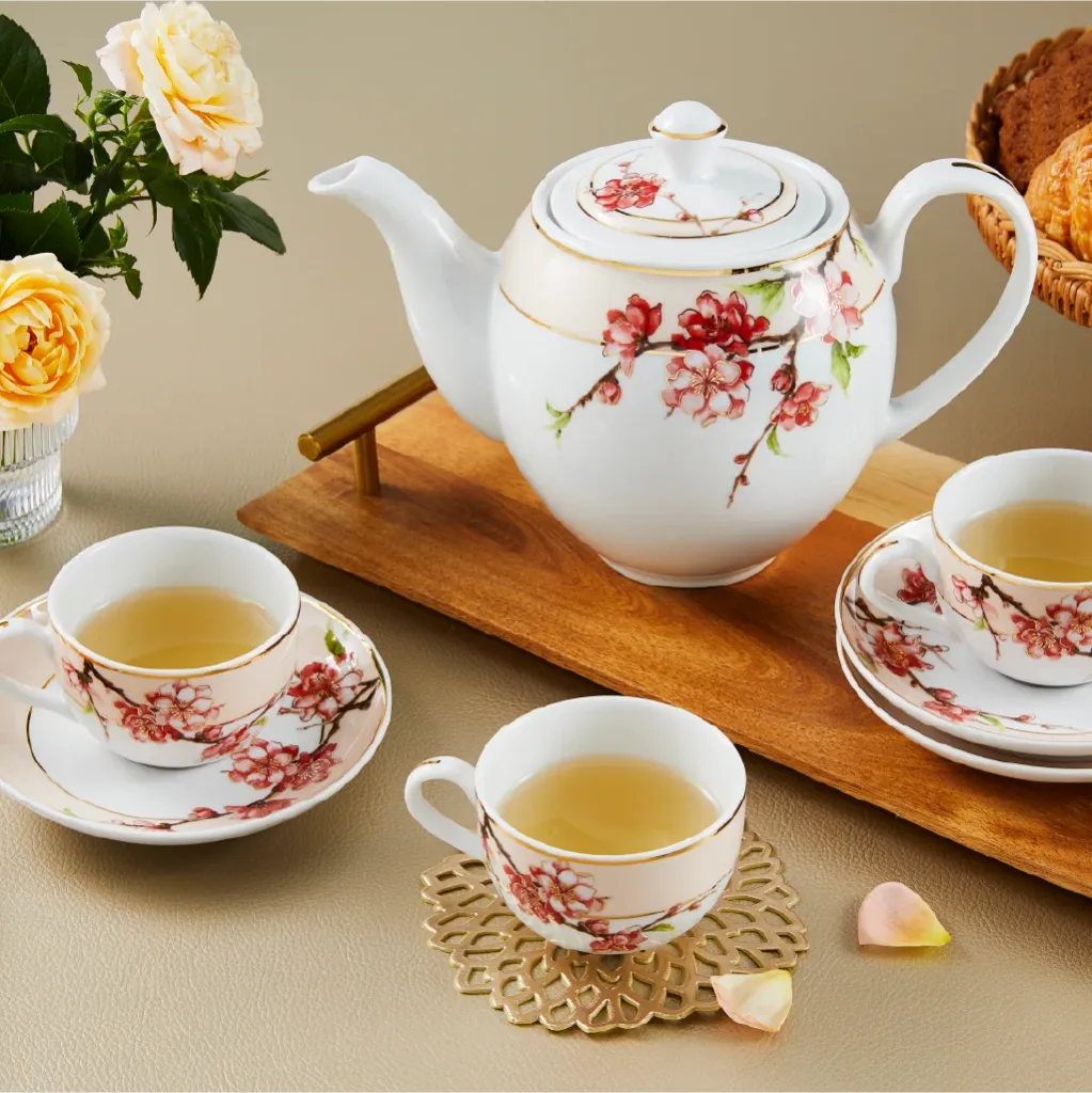 Bộ trà 0.8 L - Camellia - Hoa Đào 3.webp
