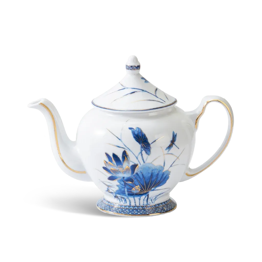 Bộ trà 1.3 L - Hoàng Cung - Sen Vàng 5.webp