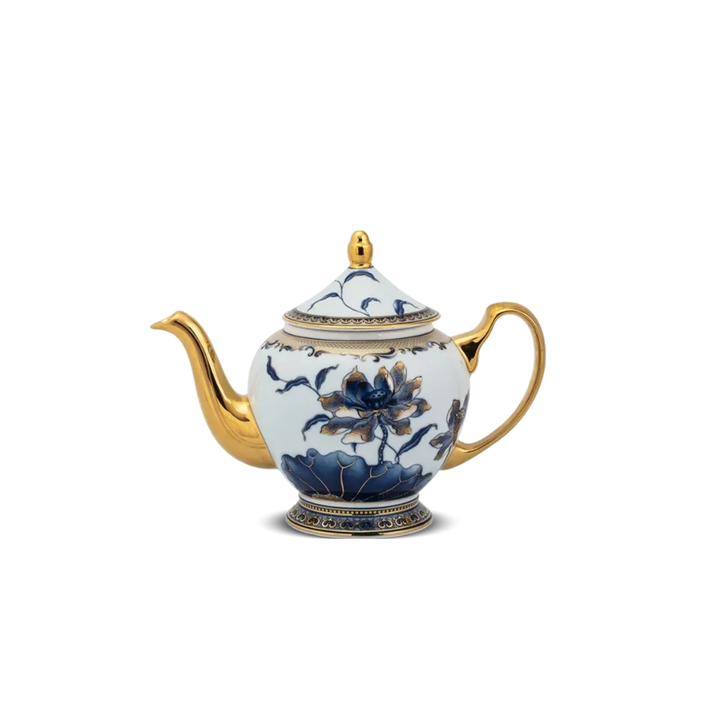 Bộ trà 1.3 L - Hoàng Cung - Sen Ngọc4.webp