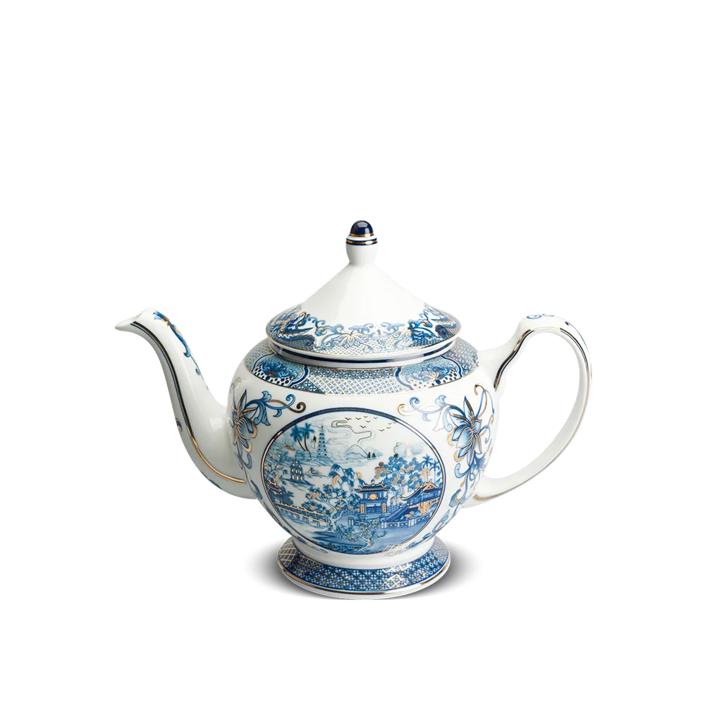 Bộ trà 1.3 L - Hoàng Cung - Hồn Việt Vàng3.webp