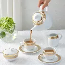 Bộ trà cao 1.3 L - Sago - Hoa Hồng 3.webp