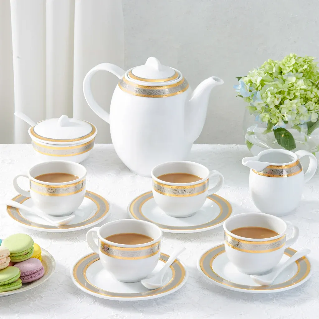 Bộ trà cao 1.3 L - Sago - Hoa Hồng 2.webp