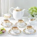 Bộ trà cao 1.3 L - Sago - Hoa Hồng 2.webp