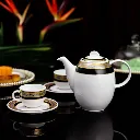 Bộ trà cao 0.8 L - Sago - Hoa Hồng Đen khắc nổi2.webp