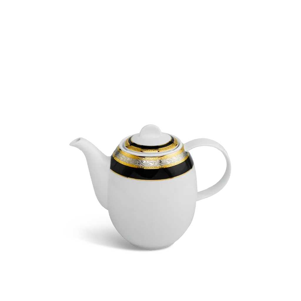 Bộ trà cao 0.8 L - Sago - Hoa Hồng Đen khắc nổi4.webp