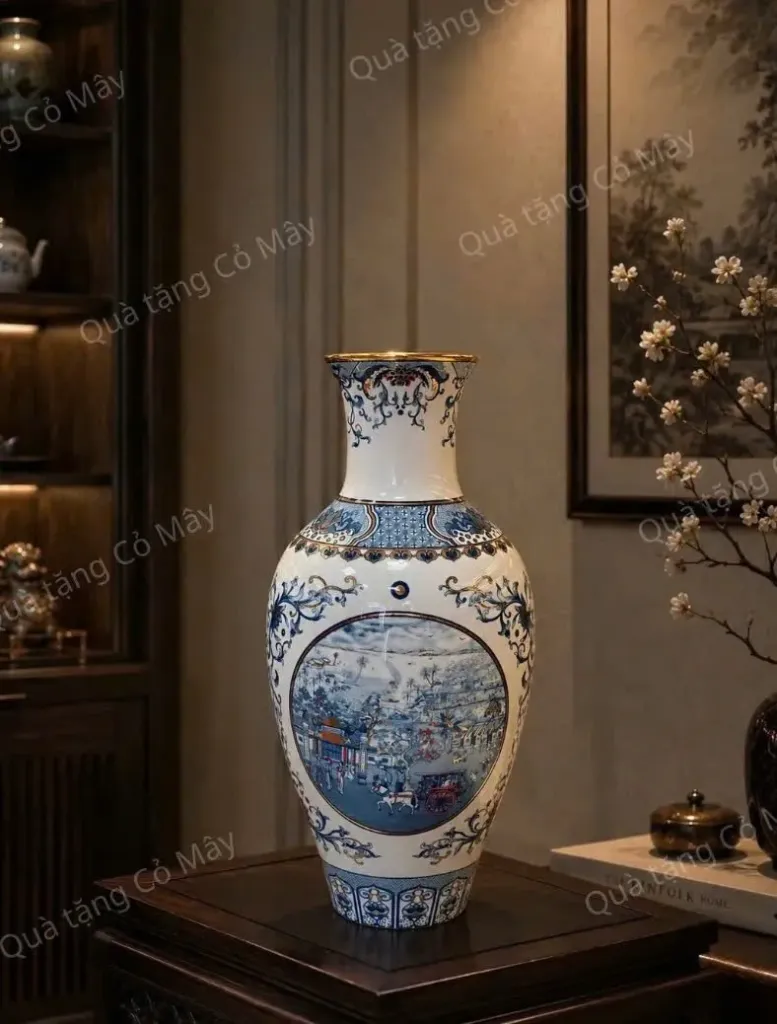 Bình hoa Minh Long 45 cm - Hồn Việt