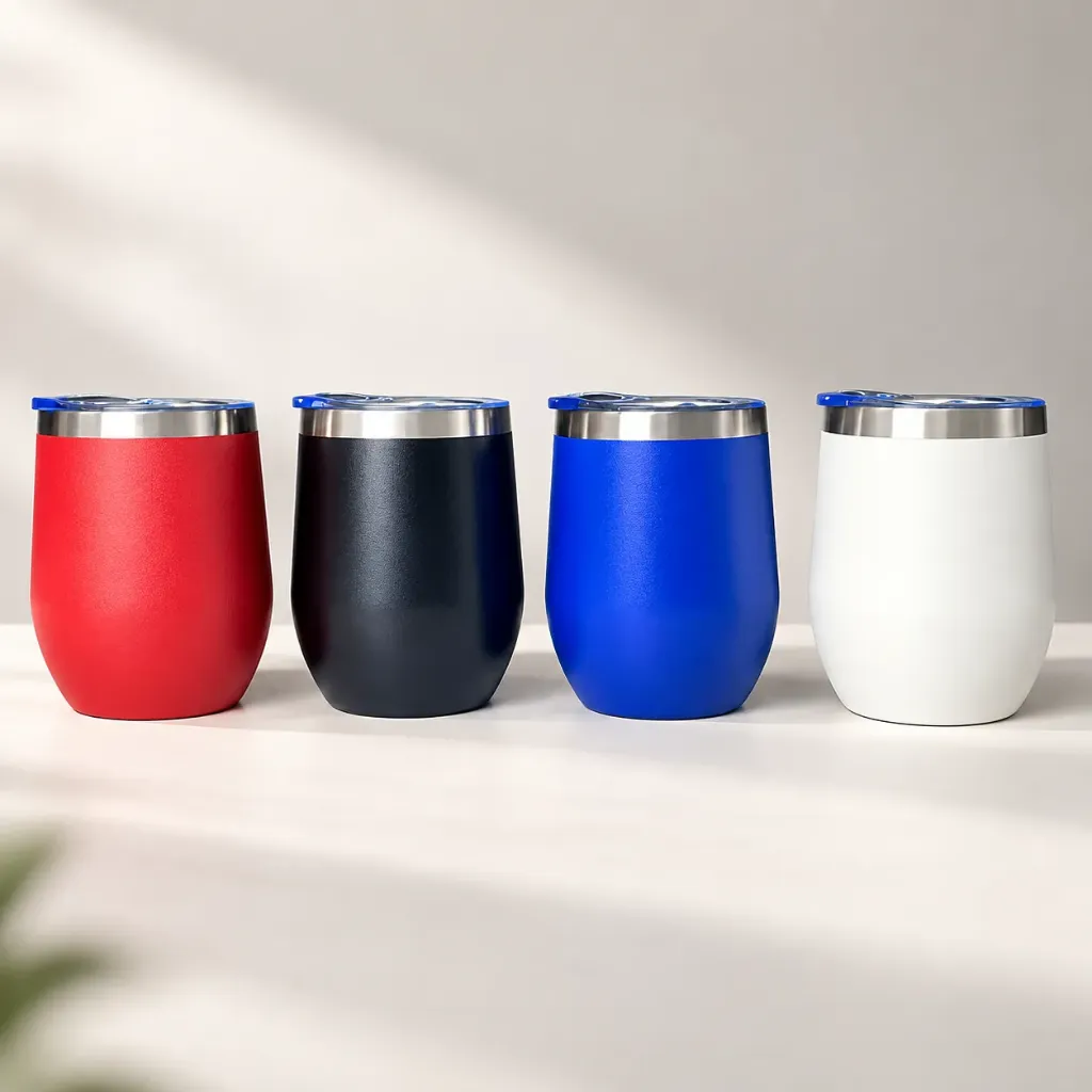 Cốc giữ nhiệt mini Inox 350ml (Trắng)