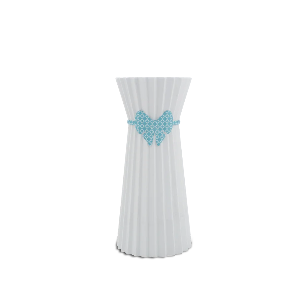 Bình hoa Minh Long - Thanh Tú 30 cm (Nơ Xanh Dương)