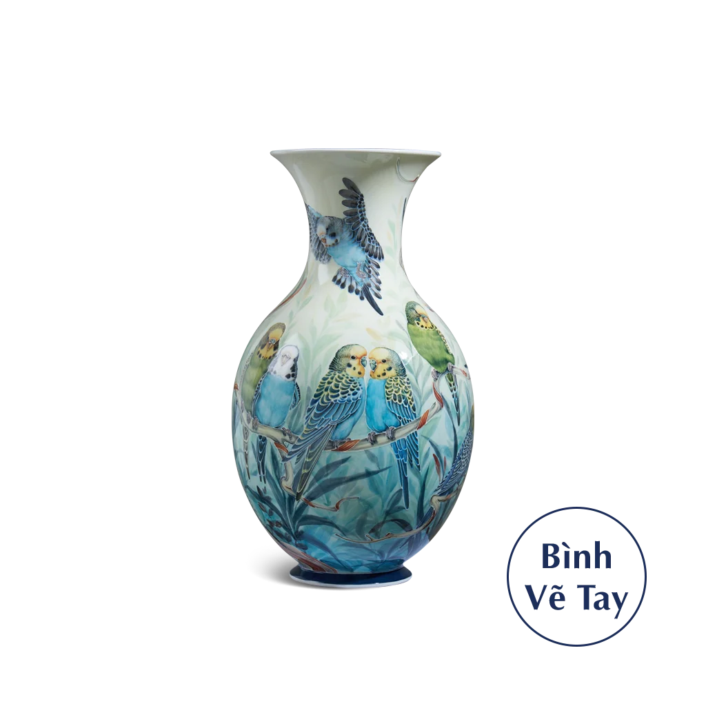 Bình hoa Minh Long 41 cm - Rừng Két