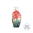 Bình hoa Minh Long 42 cm - Huệ Đỏ