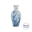 Bình hoa Minh Long 50 cm - Đào Cobalt