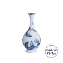 Bình hoa Minh Long 40 cm - Bướm Lượn