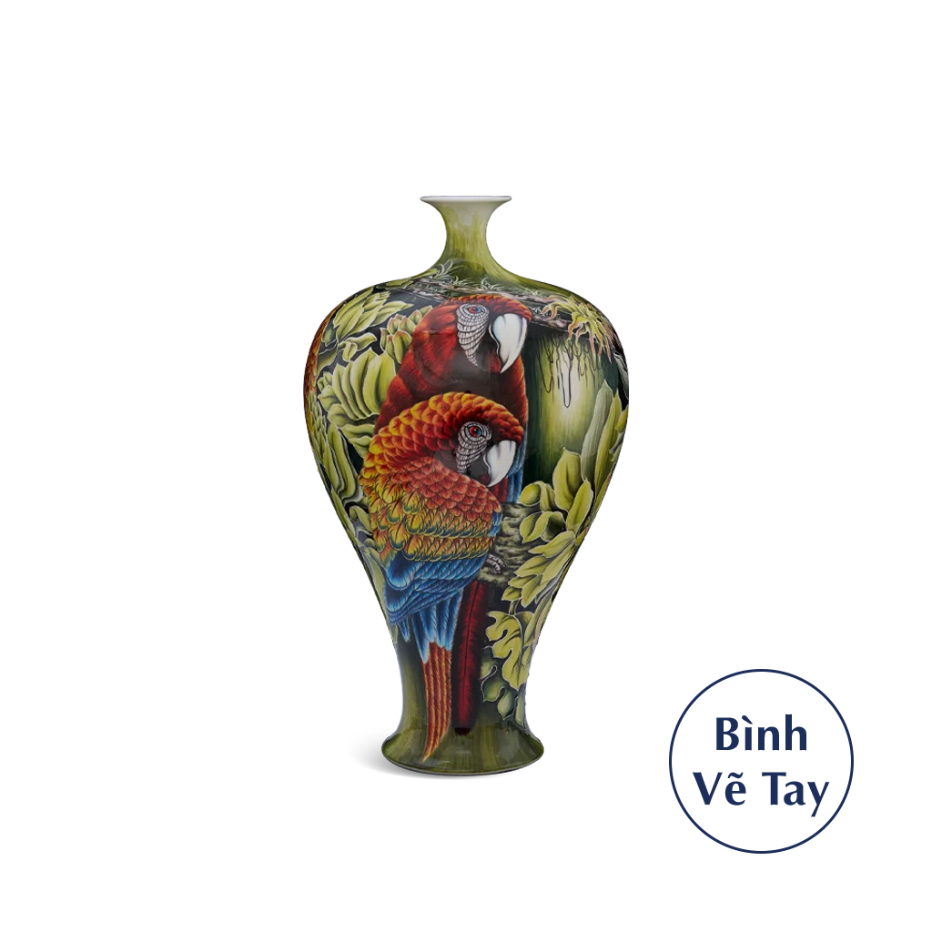 Bình hoa Minh Long 41 cm - Đôi Bạn