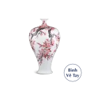 Bình hoa Minh Long 41 cm - Hoa Đào