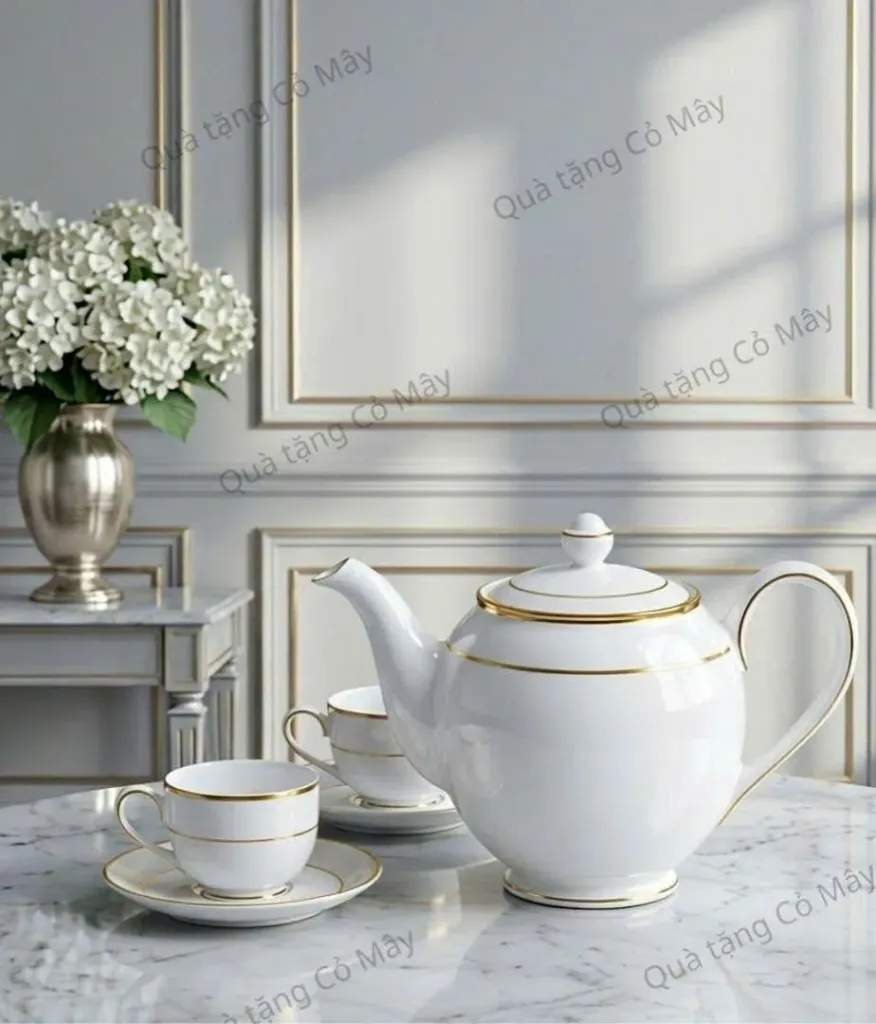Bộ trà 0.8 L - Camellia - Hương Biển Kem