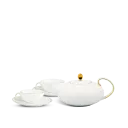 Bộ trà elip Minh Long 0.47 L - Anna - Viền Chỉ Vàng