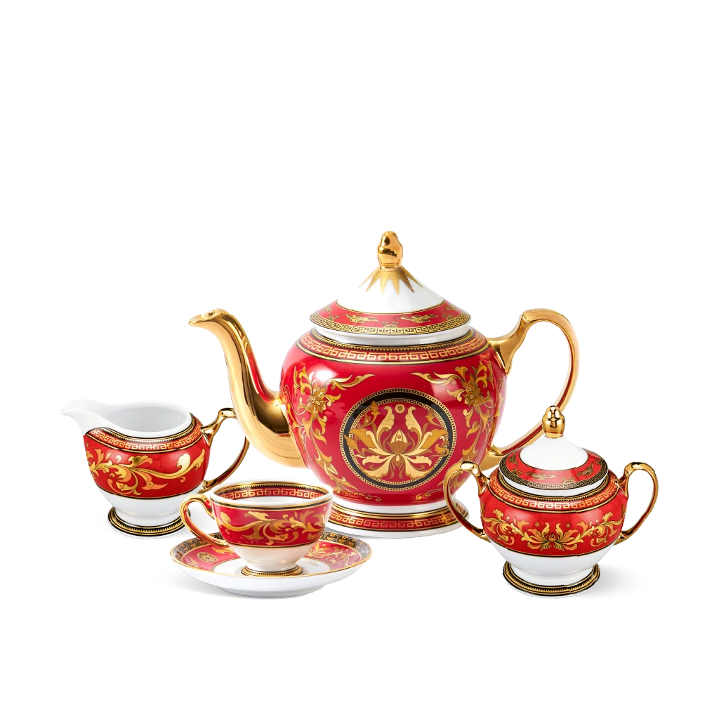 Bộ trà Minh Long - Hoàng Cung - Quốc Sắc (1,3 L)