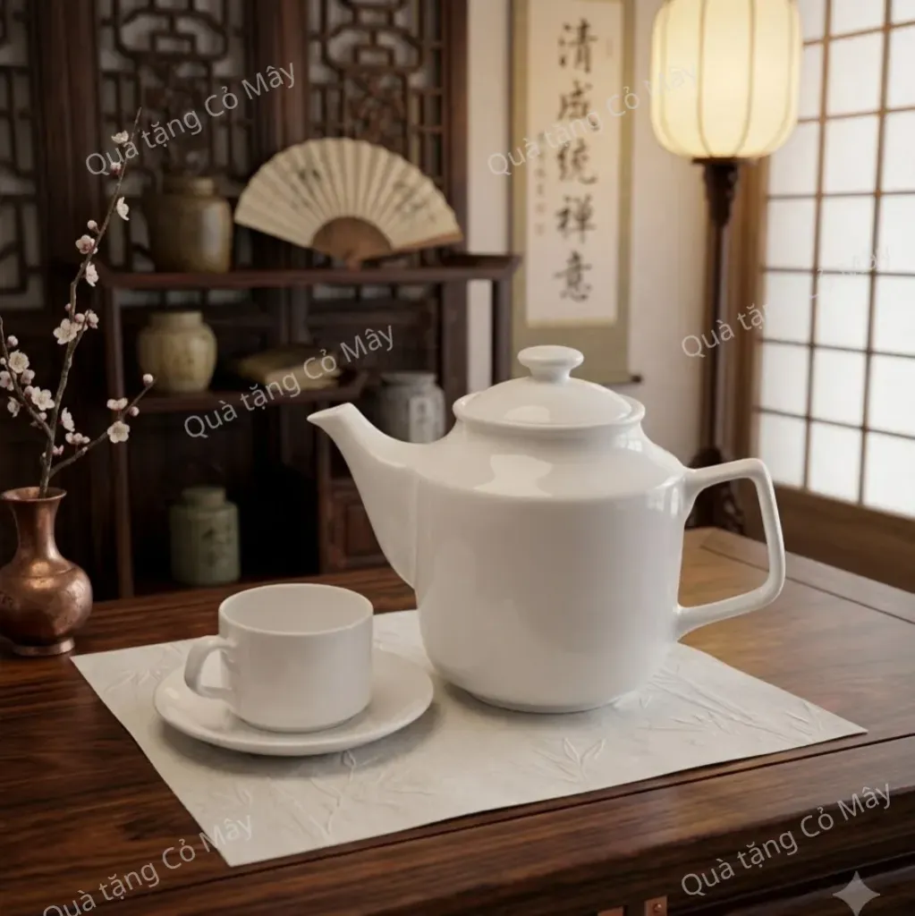 Bộ trà 1.1 L - Jasmine - Trắng