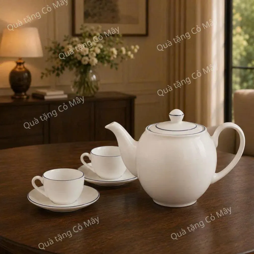 Bộ trà 0.5 L - Camellia - Chỉ Xanh Dương