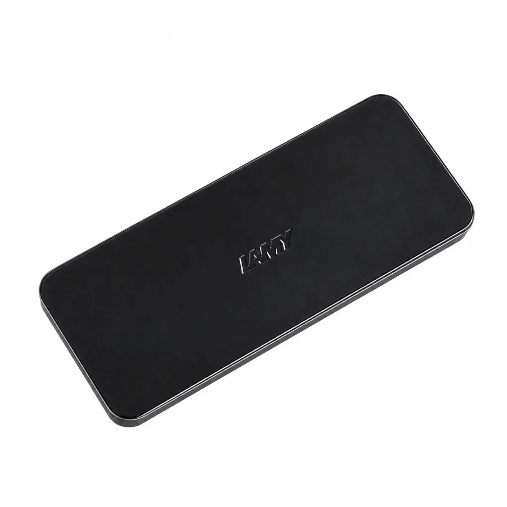 Hộp thiếc đen đựng bút Lamy