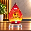 Kỷ niệm chương Pha Lê - Hình ngọn lửa