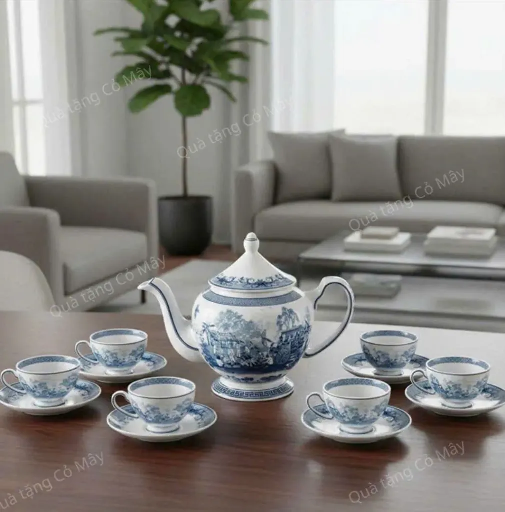 Bộ trà 0.8 L - Hoàng Cung - Hồn Quê