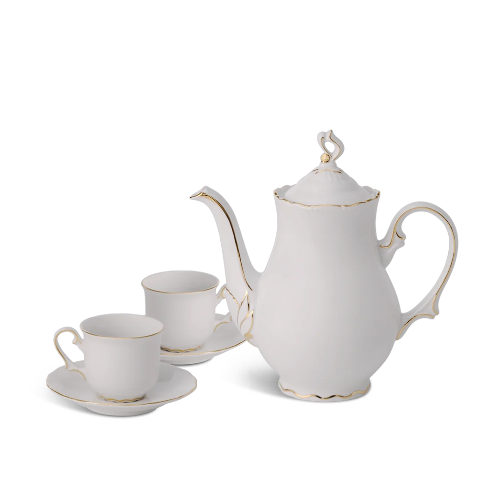 Bộ trà cao Minh Long 1.2 L - Royal - Chỉ Vàng
