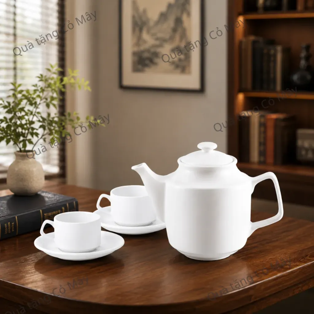Bộ trà 0.7 L Jasmine - Trắng