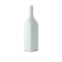 Chai sứ dưỡng sinh vuông Minh Long 1.0 L + Nắp (K1)