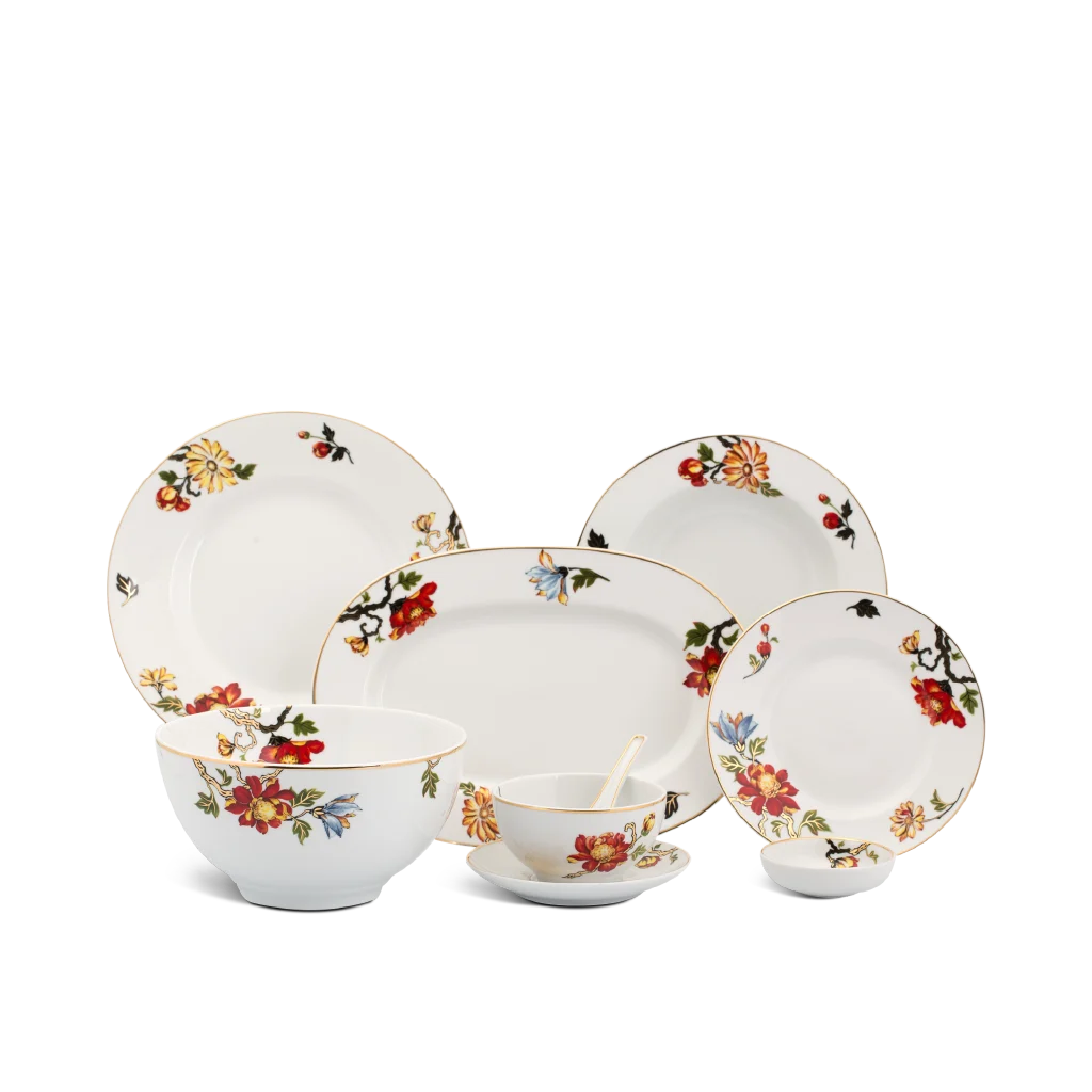 Bộ đồ ăn Minh Long - Camellia - Cát Tường