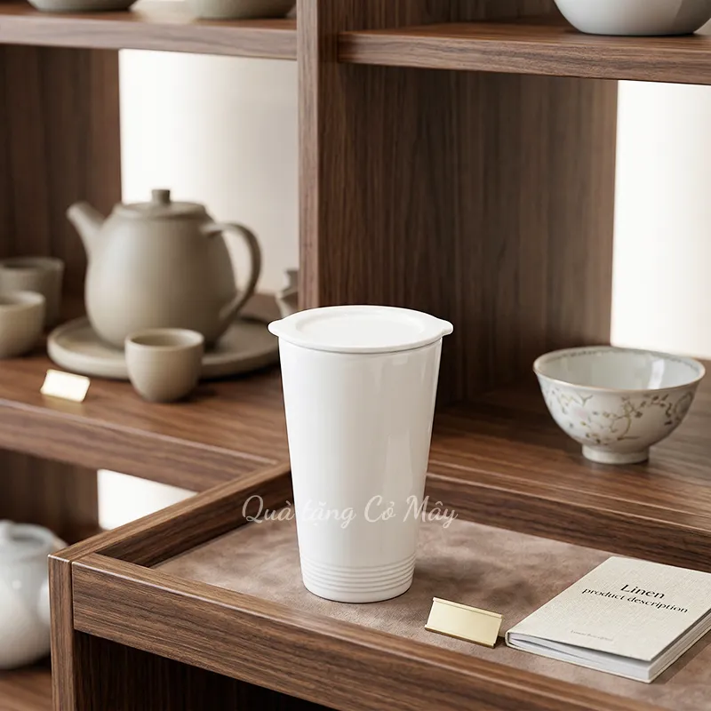 Ly Sứ Dưỡng Sinh 0.48L - Trắng