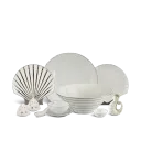 Bộ đồ ăn Minh Long - Ngọc Biển IFP - Chỉ Bạch Kim