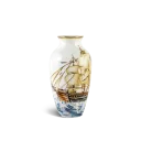 Bình hoa Minh Long 27 cm - Thuận Buồm - Trang Trí Vàng