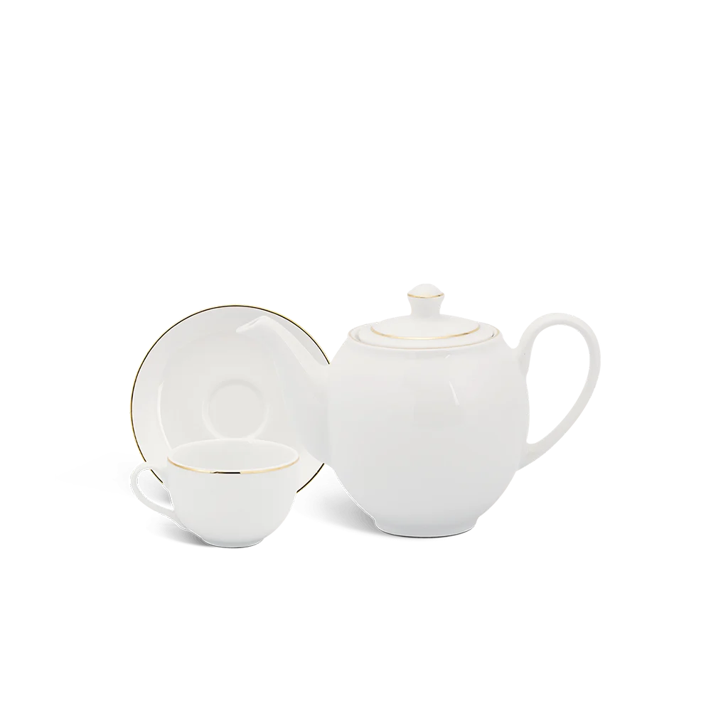 Bộ trà Minh Long - Camellia - Chỉ Vàng
