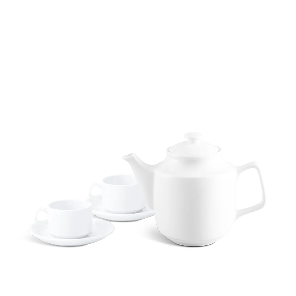 Bộ trà Minh Long - Jasmine - Trắng (0,7 L)