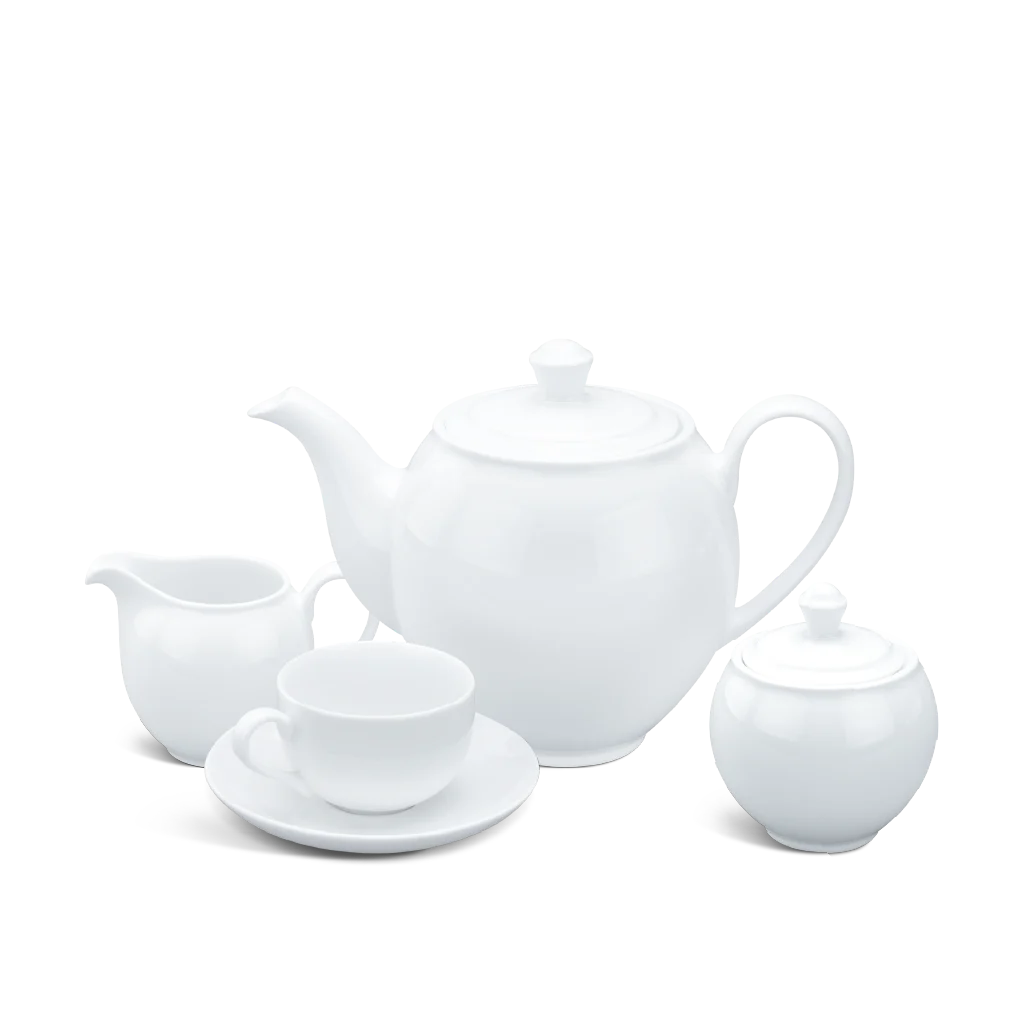 Bộ trà Minh Long - Camellia - Trắng (1,1 L)