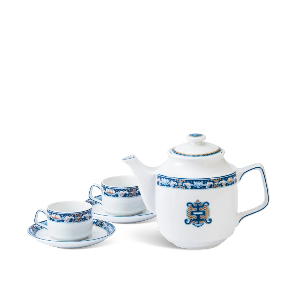 Bộ trà Minh Long - Jasmine - Phước Lộc Thọ