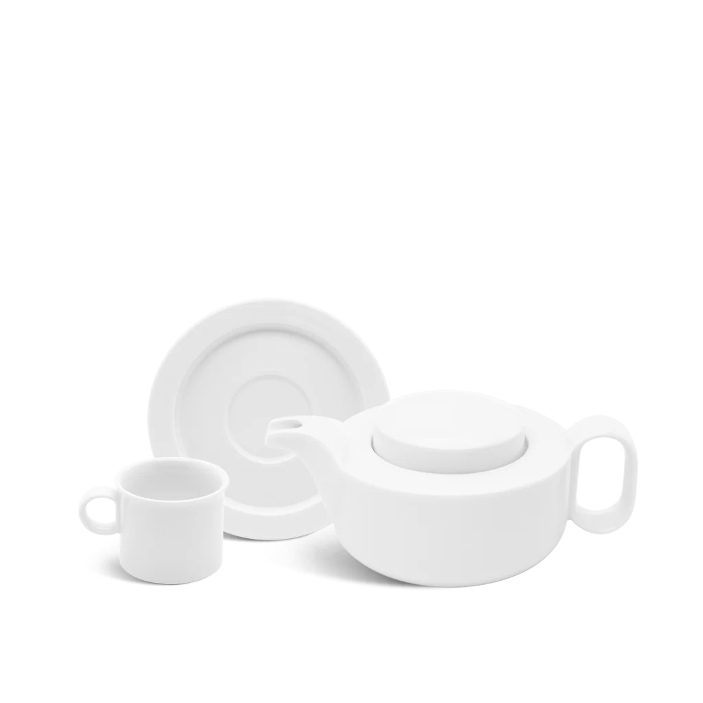 Bộ trà Minh Long - Gastroline - Trắng (0,38 L)
