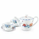 Bộ trà Minh Long 0.65 L - Daisy - Sen Hồng