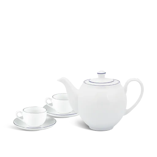 Bộ trà Minh Long - Camellia - Chỉ Xanh Dương