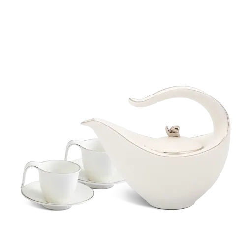 Bộ trà Minh Long 0.45 L - Anh Vũ - Chỉ Bạch Kim