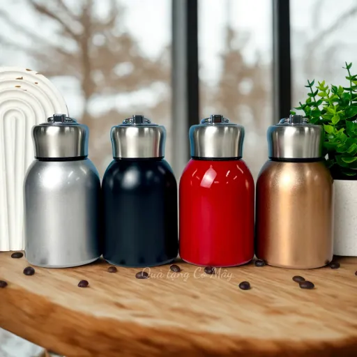 Bình Giữ Nhiệt 300ml In Logo Doanh Nghiệp