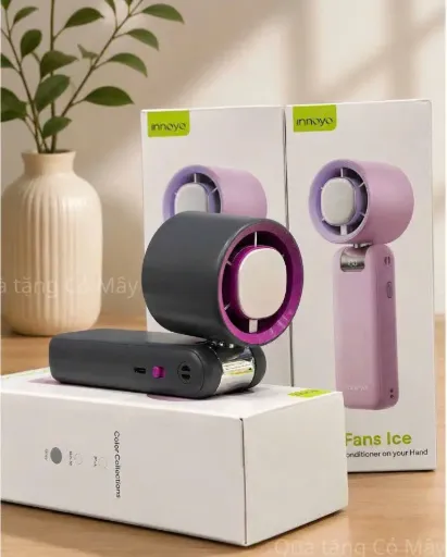 Quạt Mini Cầm Tay Gập Thông Minh Innoyo