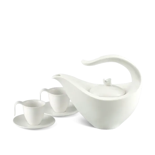 Bộ trà Minh Long 0.45 L - Anh Vũ IFP - Trắng Ngà