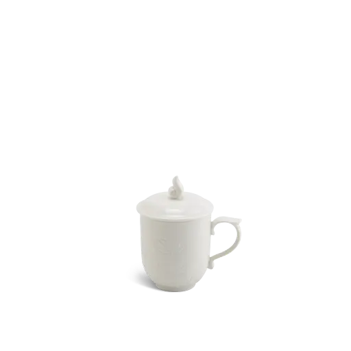 Ca trà Minh Long 0.30 L + Nắp - Sen IFP - Trắng Ngà