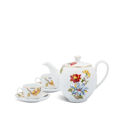 Bộ trà Minh Long 0.8 L - Camellia - Cát Tường