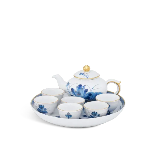Bộ trà Minh Long 0.35 L - Misc Assortment - Sen Vàng