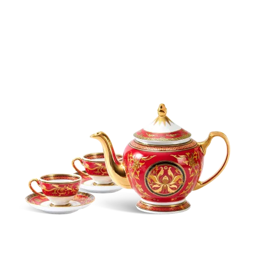 Bộ trà Minh Long - Hoàng Cung - Quốc Sắc