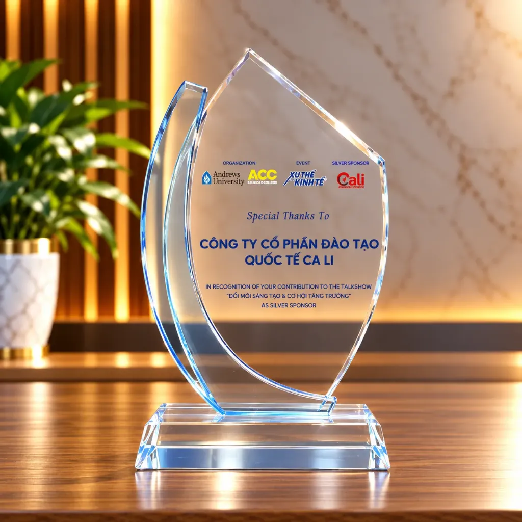 Kỷ niệm chương Pha Lê - Cánh buồm căng gió - Vát cạnh